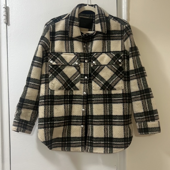 Blank NYC Plaid Shacket - Picture 1 of 4